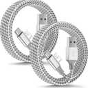 SwaggWood Car Carplay for iPhone 17/16/15 Charger Cord 2Pack [3FT+6FT] Charging Cord,USB A to USB C Charging Cable for CarPlay USBC Cord for iPad Pro 12.9/11, Air 5th/4th Gen