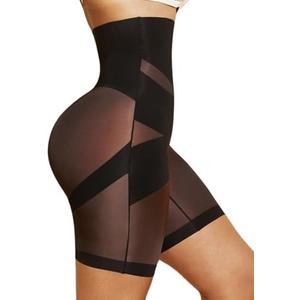 PAUKEE Tummy Control Shapewear for Women High Waisted Body Shaper Shorts Seamless Sculpting Girdles Under Dress, M