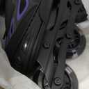 2PM SPORTS Vinal Girls Adjustable Flashing Inline Skates, All Wheels Light Up, Fun Illuminating Skates for Kids Men Adult Women and Boys (Large - Youth (4-7 US), Violet & Magenta)