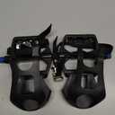 1 Pair Bike Pedals with Toe Cages for Peloton, Spin, & Outdoor Bikes - Aluminum 9/16" Replacement Parts