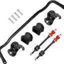55398938AC Front Suspension Stabilizer Bar Set Sway Bar End Links Kit with Bushing Fits for Dodge Ram 1500 2009-2018, for Ram 1500 Classic 2019-2022, Replace K80894 55398938AB
