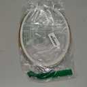 guofa 11'' Oval Embroidery Hoop for Cross Stitch, 2PCS Imitated Wood Pastic Hoops for Arts Hanging Decoration