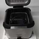 Chefman Fry Guy, The Most Compact & Convenient To Deep Fry Comfort Food, Restaurant-Style Basket With A 1.6-Quart Capacity, Easy-View Window & Adjustable Temp Control, Stainless - 1.5 Liter