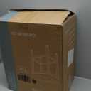 Sweetcrispy Bar Stools Set of 4, 24 Inch Counter Height Stools, PU Leather Upholstered Bar Chairs with Footrest, Modern Bar Stools for Kitchen Island, Dining, Living Room, Brown