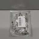 Teacher Lanyards for Id Badges and Keys, Beaded Badge Lanyard with Retractable Reel Pearl Necklace Cute Lanyards for Women (Purple Blue)