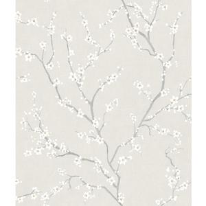 RoomMates RMK11271WP Pearl Cherry Blossom Peel and Stick Wallpaper,  1 roll - 20. 5 inch wide x 16. 5 feet = 28.18 square feet