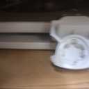 CHURCH Toilet Seat, Easy Clean Hinges Release for Deep Cleans, Durable Enameled Wood Seat, Elongated, White