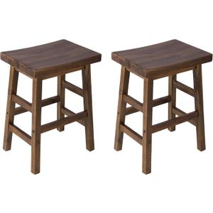 Alaterre Furniture Durango Counter Height Bar Stools Set of 2, Natural, 26”