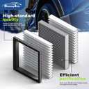 Cabin and Engine Air Filter for 2020-2026 Kia Telluride 3.8L, 2019-2020 Hyundai Santa Fe 2.0L 2.4L Replacement Accessories 971333M000 CA11943