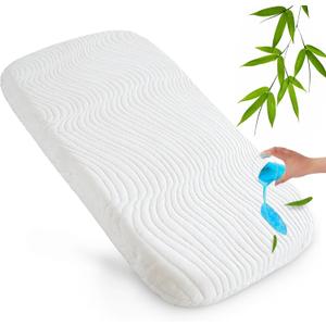 Travel Crib Mattress Pad 42" X 24"Compatible with Baby Bjorn, Guava Lotus and Dream on Me Travel Crib Light Playard, Waterproof Replacement Bassinet Mattress with Removable & Washable Mattress Cover