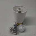 BLUEYE Mini Rechargeable Table Lamp,Remotte Control,Soft Warm 2700K-6000K,Dimmable,Timer,Flicker-Free,White Shade,Center Piece Deco,Cordless Kid Night Light for Bedside,Entryway,Bedroom (5.5 Inch, Gold)