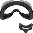 APEXINNO Silicone Face Pad Cover Compatible with Meta Quest 3S Accessories, Face Cushion Cover and Anti-Leakage Nose Pad Compatible with Oculus Quest 3S Original VR Headset, Soft, Durable, Washable