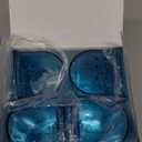 4 Pack Humane Mouse Traps No Kill, Catch and Release Live Mouse Trap Indoor for Home, Reusable Mice Trap Cage with Cleaning Brush(Blue),01Blue-4pack