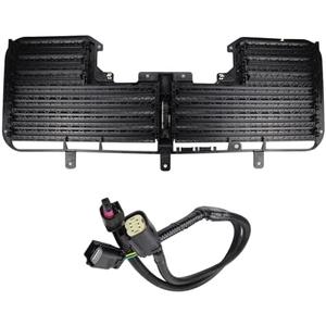 FRGOLIN Radiator Shutter Assembly Compatible with GMC Sierra 1500 2017 2018 2019 Chevy Silverado 1500 2017 2018 Replaces ‎84363184 601-374(Missing Part)