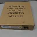 Da by Flameless Candle Light, Battery Candle with recessed String Light, 5 flameless Candles with 11-Key Remote Control, 24-Hour Timer Function, Dancing Flame, (no Battery)