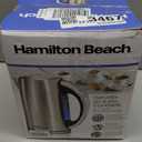 Hamilton Beach 1.7 Liter Temperature Control Electric Kettle, Water Boiler & Heater, Fast Boiling 1500 Watts, BPA Free, Cordless, Auto-Shutoff and Boil-Dry Protection, Stainless Steel (41020R) (1.8 Quarts)