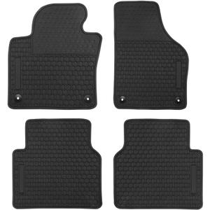 Car Floor Mats Custom Fit for Volkswagen Tiguan 2010 2011 2012 2013 2014 2015 2016 2017 Odorless Washable Heavy Duty Rubber (All Weather) Floor Liners (Black)