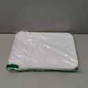 R-kay 3 Pack Plastic Serving Trays for Party - White and Gold Tray 8 by 11 in Heavy Duty Dessert Food Rectangular Premium Platters