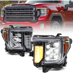 Headlight Fit for GMC Sierra 2500HD 3500HD Denali AT4 SLT 2020-2023