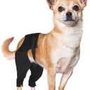Dog Leg Sleeve Rear Leg for Stop Licking, Recovery Dog Pants for Wound ACL TPLO After Surgery, Cone Alternative Protective, Small