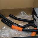 Snow Shovel Heavy Duty for Driveway with Ergonomic Handle to Use Without Back Pain for Home Garage Car - Snow Shovel with 18 Inch Blade Large Capacity and 58 Inch Long Ergonomic Handle (Black)