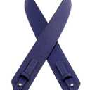Grain Leather Purse Strap Adjustable Crossbody Replacement Straps for Handbags Monk Head Screws Detachable (Gold Clasps, Navy Blue-long Type)