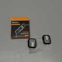 Misxi 2 Pack Tempered Glass Case Compatible for Apple Watch Series 11 Series 10 (2024) 42mm, Hard PC Screen Protector Overall Protection Ultra-Thin Lightweight Scratch-Resistant Cover for iWatch, Jet Black