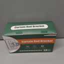 MUAKIOY No Drill Curtain Rod Holders, Heavy Duty Self Adhesive Curtain Brackets Hooks, Adjustable Nail-Free Stick on Wall Hangers for Bathroom, Bedroom, Kitchen and Livingroom (14 Pack)