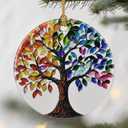 3 x Tree of Life Ornament, Christmas Ornaments: Christmas Tree Decorations, Holiday Decor, Stocking Stuffers, Gift Ideas, Xmas Gift, Housewarming Gifts & Gifts for Friends and Family