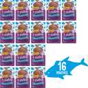 Purina Friskies Pureed Cat Food Topper, Lil’ Shakes With Tantalizing Tuna Lickable Cat Treats - (Pack of 16) 1.55 oz. Pouches (EXP 12/01/26)