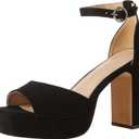 The Drop Women's Hamalie Platform Sandal (9, Black)