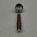 54mm Bottomless Portafilter Breville Compatible Rosewood Handle & Naked 18-21 Gram Filter Basket Included, Fits Barista Express, Pro, Touch, Bambino Plus, Infuser, Duo Temp Pro Impress