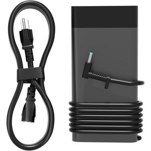 200W Charger Compatible with HP Victus 15 16 17 Omen 15 16 17 Pavilion Gaming/Envy 15 16 17 ZBook Create/Firefly/Power/Fury/Studio G11 G10 G9 G8 Laptop 4.5mm Blue Tip Power Adapter