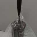 UPTRONIC Toilet Brush, Toilet Bowl Brush with Extra Long Handle Durable Bristles Toilet Scrubber and Covered Holder for Toilet Brush Set for Bathroom Cleaning (Brown, 1 Set)