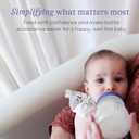 Lansinoh NaturalWave Baby Bottle Nipples, Extra Slow Flow, Size XS, 0+ Months, 4 Count 100% Soft, Durable Silicone, Made Without BPA BPS, Anti-Colic, Supports Babys Developing Mouth and Teeth