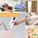 2 x Sewing Machine with LED Display, Handheld Sewing Machine for Beginners, 3 Speed Adjustment Electric Mini Sewing Machine, Easy to Use and Fast Stitch Suitable for Clothes,Fabrics, DIY Home Travel