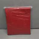 KOUFALL Red Curtains 96 Inches Long for Living Room Set of 2 Panels Grommet Window Voile Semi Transparent Red Sheer Curtains Drapes for Bedroom 52x96 Inch Length