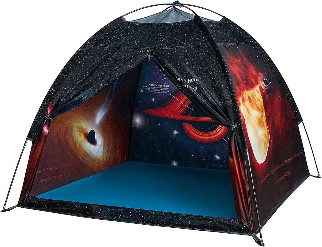 Mnagant Black Hole Play Tents- Space World Dome Tent Playhouse- Imaginative Play Popup Tent for Outdoor and Indoor Fun-Kids Astronaut Space for Boys and Girls- 47" x 47" x 43 ", Black Hole