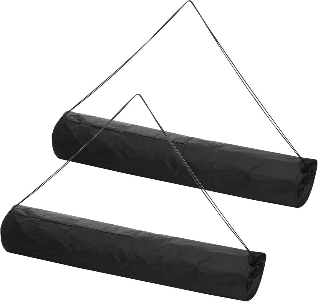 PATIKIL 44 Inch Camp Chair Replacement Bag, 2 Pack Nylon Foldable Carry Bag Storage Bag with Shoulder Strap for Outdoor Camping, Black