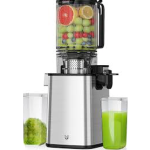5.8" Wide Feed Slow Masticating Juicer, Whole Fruits & Vegetables, No Pre-Cutting Needed,Maximize Nutrient & Juice Yield,Orange