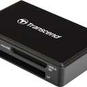 Transcend All-in-1 UHS-II Multi Card Reader, SDHC/SDXC/microSDHC/SDXC/CF UDMA, Black - TS-RDF9K2