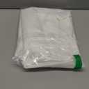 River Dream Snap in Fabric Shower Curtain Liner Replacement - 70W x 54H, White, with Magnets-Detachable Liner,(Fit 71(W) x 74(H) with Window Shower Curtain)