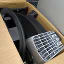 Ergonomic Office Chair, Mesh Computer Desk Chair with 4D flip-up Armrests, 3D Adjustable Headrest, 2D Adjustable Backrest, 90-135 Tilt Angle with Locking Function, 360 Rotation, Black