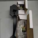 Goldenwarm Front Door Lock Set, Door Handle Exterior, Front Door Handle Set, Black Front Door Handle and Deadbolt Set, Exterior Door Lock Set (1 Pack)