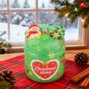 Pink and Green Christmas Crystal Slime 2pack for Kid Christmas Stocking Slime for Kids - Toys Slime Kit Xmas Gifts for Classroom Rewards TeensGirls Boys 4-10 Kids Year Old and Adults