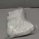 RYB HOME White Sheer Curtains 63 inches, Machine Washable Light Filtering Textured Short Curtains for Home Office Dormitory Sunroom Bathroom, W 42 x L 63 inches, 2 Panels Set