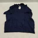 COOFANDY Men's Zipper Polo Shirts Short Sleeve Ribbed Knit Polo T Shirts Fashion Casual Golf Shirts (Medium, Navy Blue)