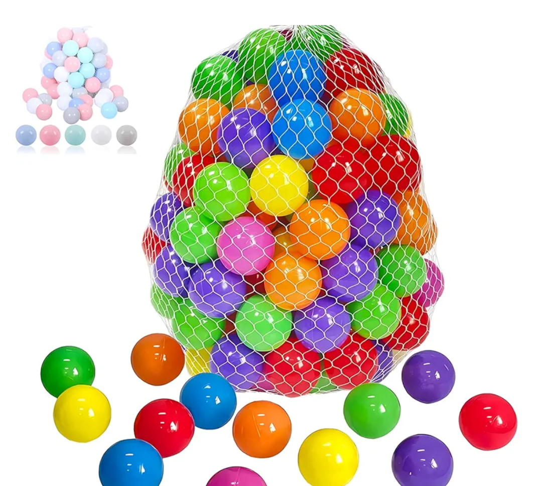 40pcs   Soft Plastic Ball Pit Balls for Kids, Gift for Baby Toddler Birthday Christmas, Ball Pit Play Tent, Baby Pool Water Toys, Kiddie Pool, Party Decoration