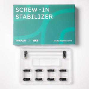 Typeplus x YIKB Screw-in Stabilizer (104 Set),Keyboard Plate Mount Stabilizers Kit for MX Compatible Wireless and Wired Keyboard100% Kit