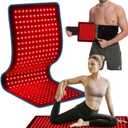 GarveeHome Red Light Therapy for Body, 31.5" x 11.8" Infrared Light Therapy Belt with 360 LEDs, 660nm Red Light & 850nm Infrared Light Therapy Mat with Timer for Back Shoulder Waist Muscle Pain Relief